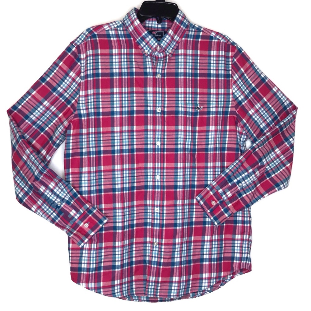 Vineyard Vines Slim Fit Plaid Tucker Shirt